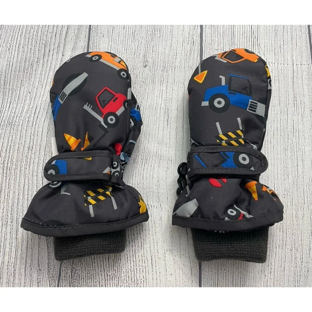 The Children’s Place Vehicles Little Boy Toddler Mittens, Size 2T-3T